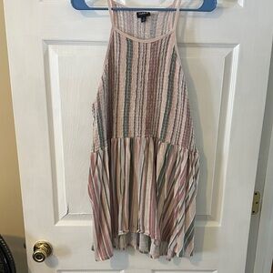 Torrid Multicolor Striped Halter Top